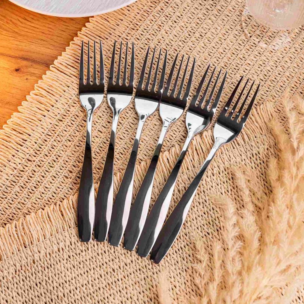 Набор столовых вилок 6 штук из нержавеющей стали 20 см вилки кухонные столовые приборы классический стиль HP-16978-14