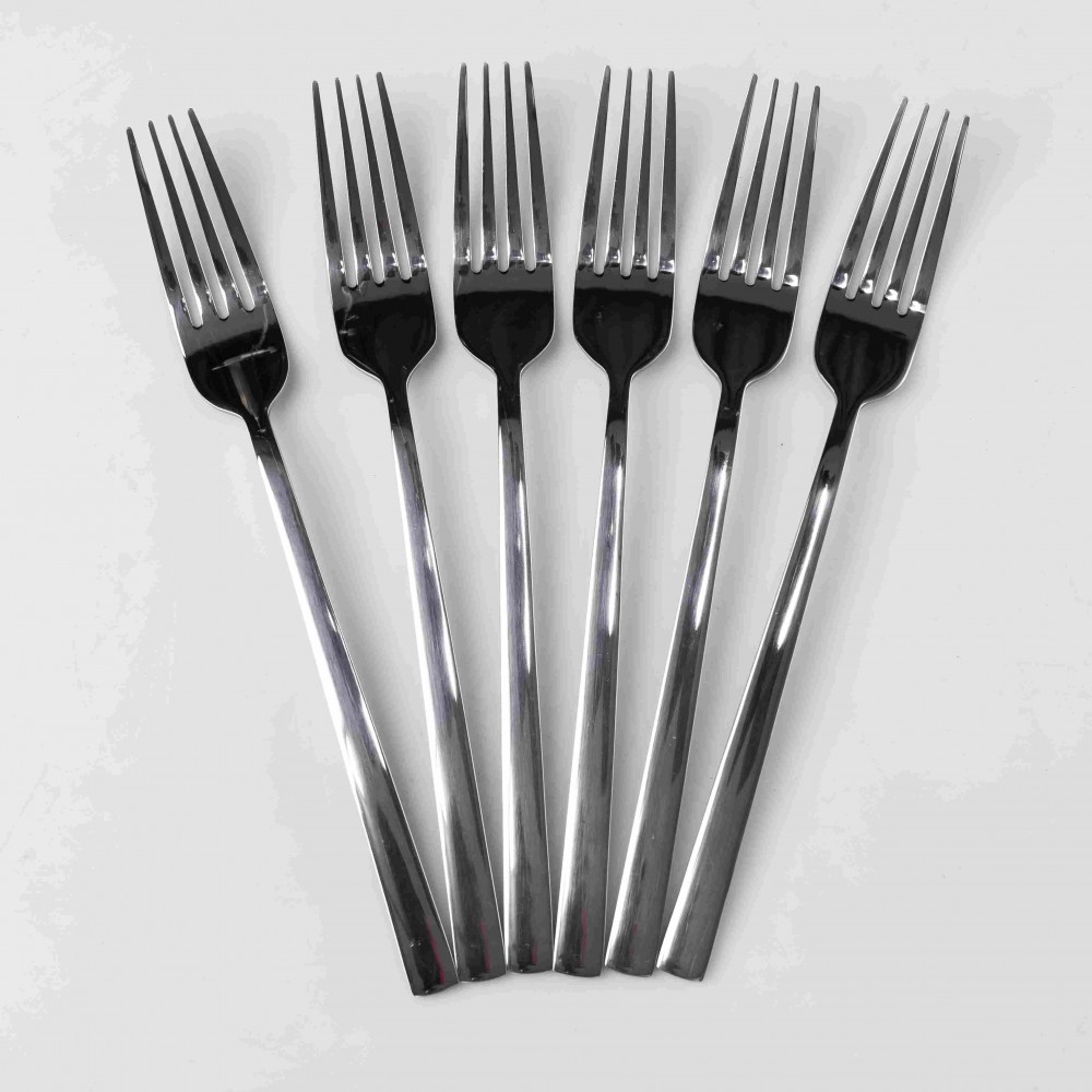 Набор столовых вилок 6 штук из нержавеющей стали 21.5 см вилки кухонные столовые приборы HP-16978-17
