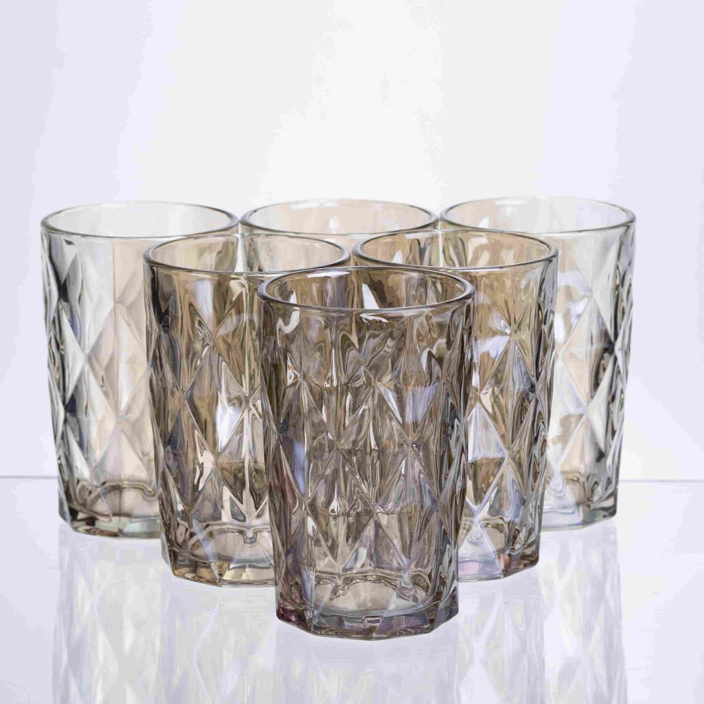 Набор стаканов Citrine 6 штук по 300 мл HP-19-282 стакан для напитков стакан