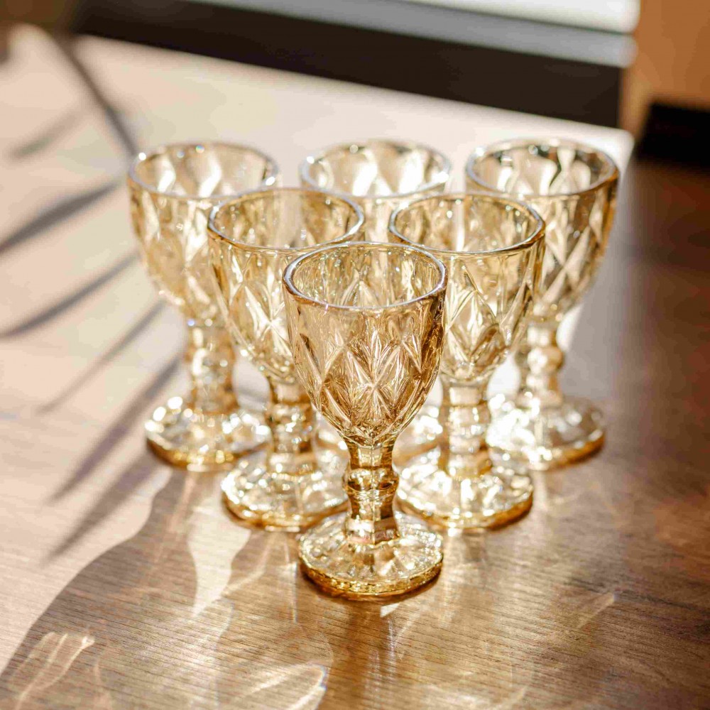 Набор рюмок Citrine 40 мл HP-19-284 6шт прозрачный бокал для крепких напитков и шотов