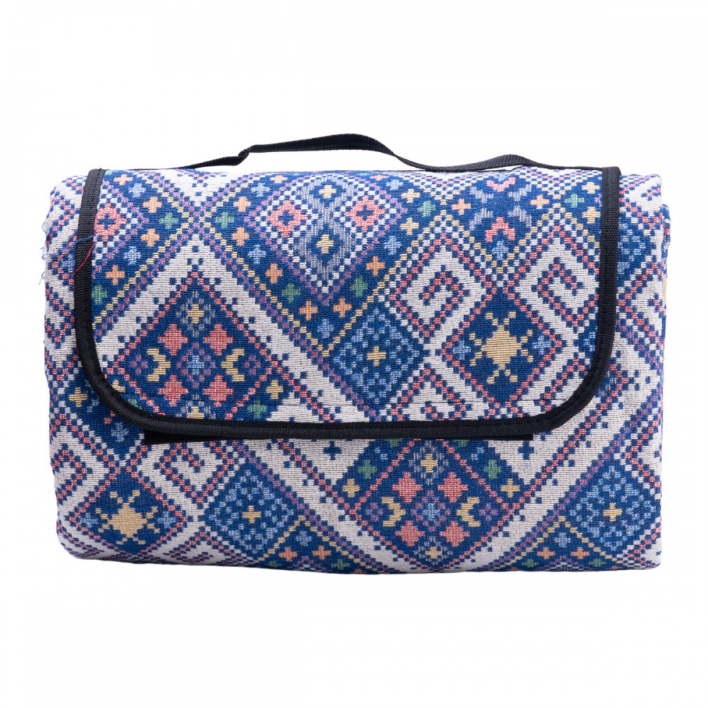 Коврик для пикника жаккардовый, синий LU012BL