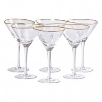 Набор из шести бокалов для мартини объемом 200 мл.