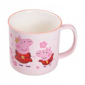 Кружка керамическая Peppa Pig 400 мл розовая