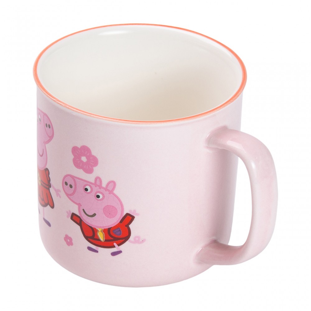 Кружка керамическая Peppa Pig 400 мл розовая