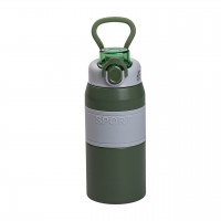 Термос Sport из нержавеющей стали 600 мл зеленый