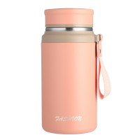 Термос Fashionна с датчиком температуры 700 мл Розовый