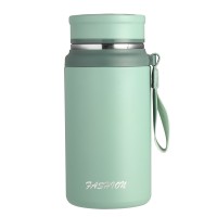 Термос Fashionна с датчиком температуры 700 мл Оливковый