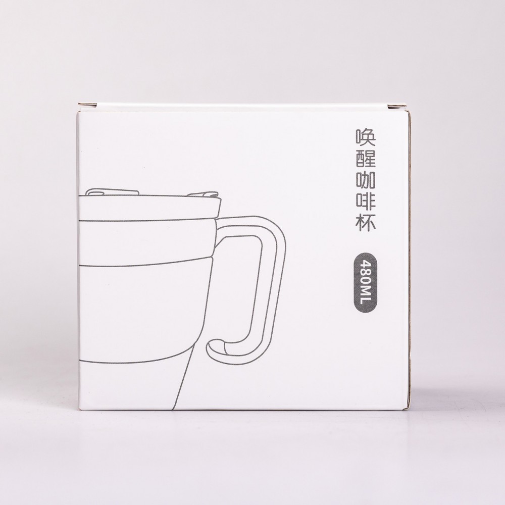 Термокружка Coffee & Tea с трубочкой коричневая