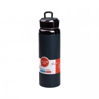 Термос с индикатором температуры и широким горлом 1л синий