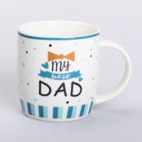 Чашка керамическая с надписями 450 (мл) My best dad
