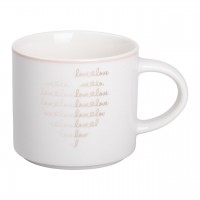 Кружка керамическая 350 (мл) для кофе и чая Белая