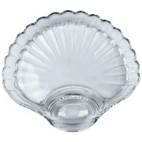 Блюдо сервировочное для закусок с соусником 21х19х3 см стеклянное