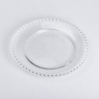 Тарелка десертная стеклянная Жемчужины 18,5 см