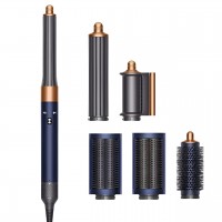 Мультистайлер для волос Airwrap Complete Long 6 насадок, синий