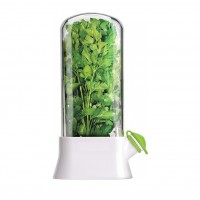 Контейнер для хранения зелени в холодильнике 14×7×26 см емкость для зелени Белый