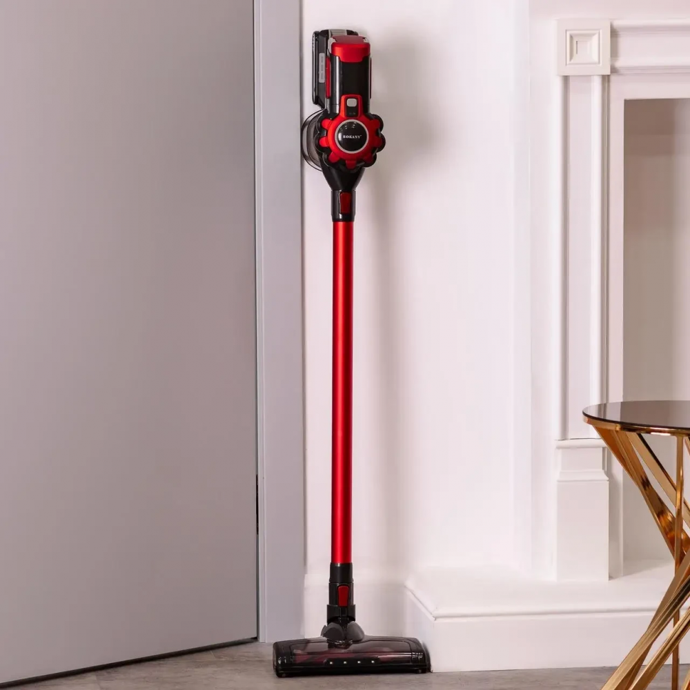 Пылесос аккумуляторный ручной Sokany вертикальный беспроводной для сухой уборки 2 скорости 2000 Вт SK3391R
