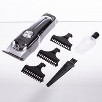 Машинка для стрижки волос аккумуляторная Серебристый VGR V-071