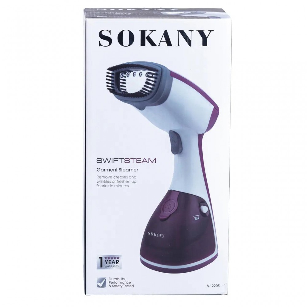 Ручний відпарювач для одягу SOKANY 250 мл Блакитний Lugi AJ2205BL