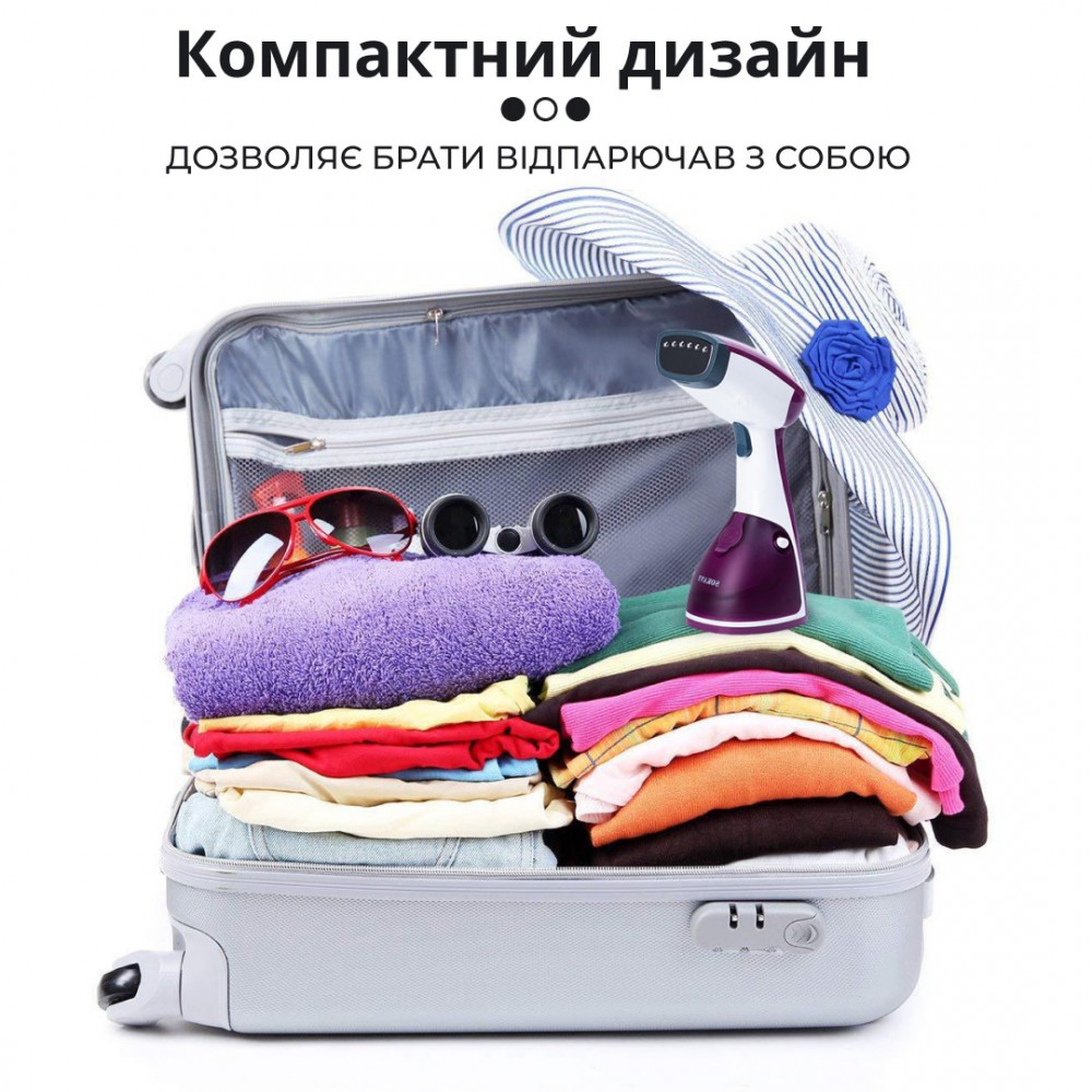 Ручний відпарювач для одягу SOKANY 250 мл Фіолетовий Lugi AJ2205V