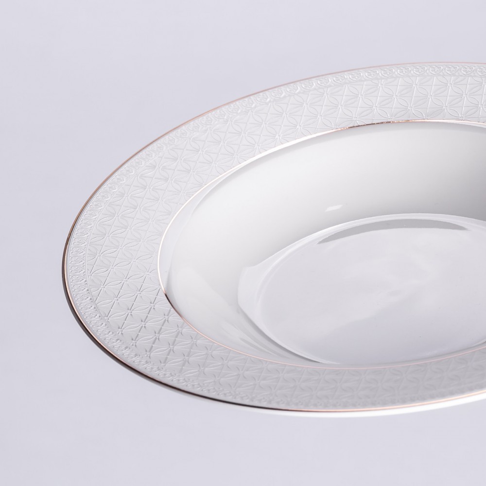 Столовий сервіз з порцеляни Claire на 6 осіб 27 предметів HP-HK-2