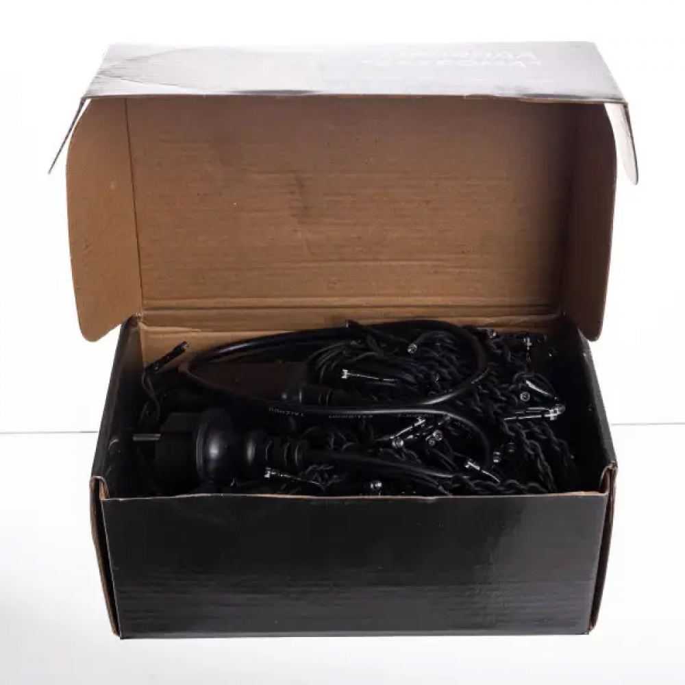 Уличная гирлянда Бахрома 20 м 335 LED гирлянда штора черный провод Синий 20MBBL