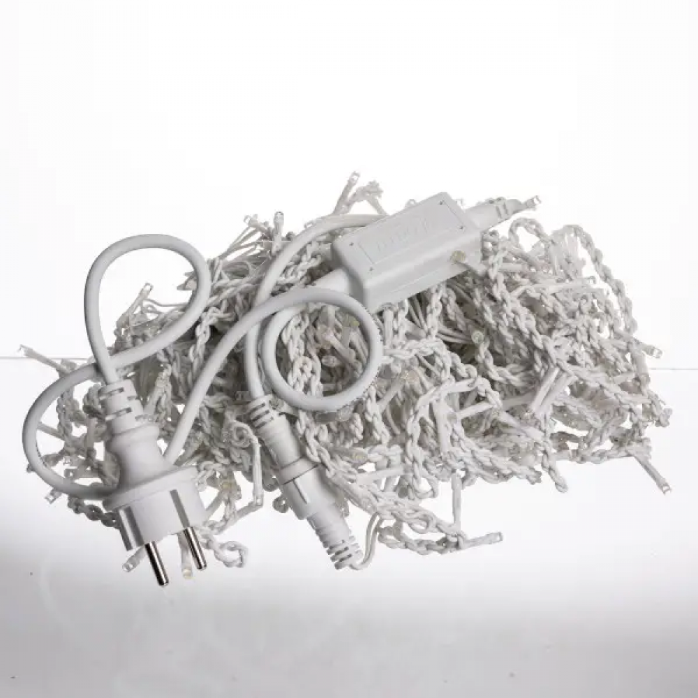 Уличная гирлянда Бахрома 20 м 335 LED белый провод Мультиколор 20MWML