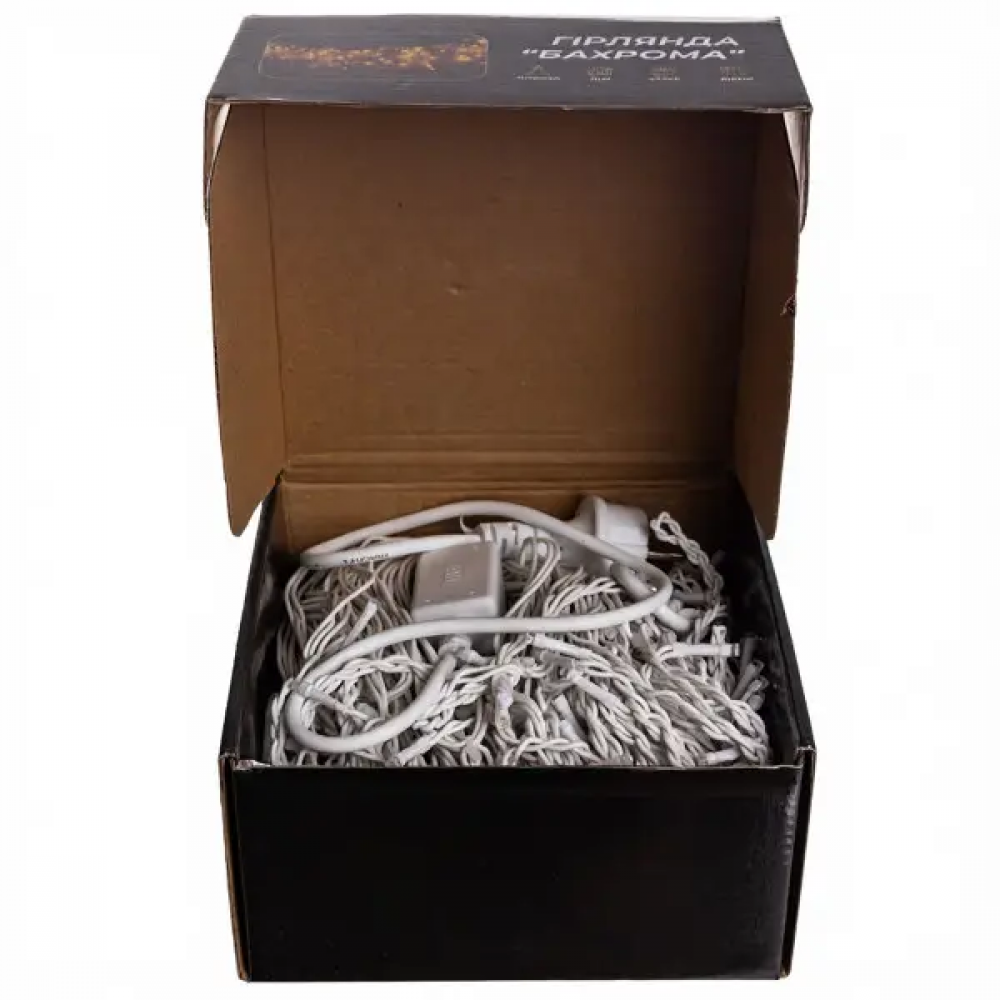 Уличная гирлянда Бахрома 25 м 405 LED гирлянда штора белый провод Синий 25MWBL