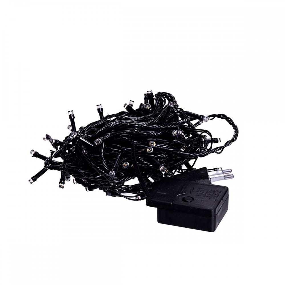 Новорічна гірлянда штора 3х2 м 144 LED кімнатна білий провід Жовтий ZWM32144LEDY