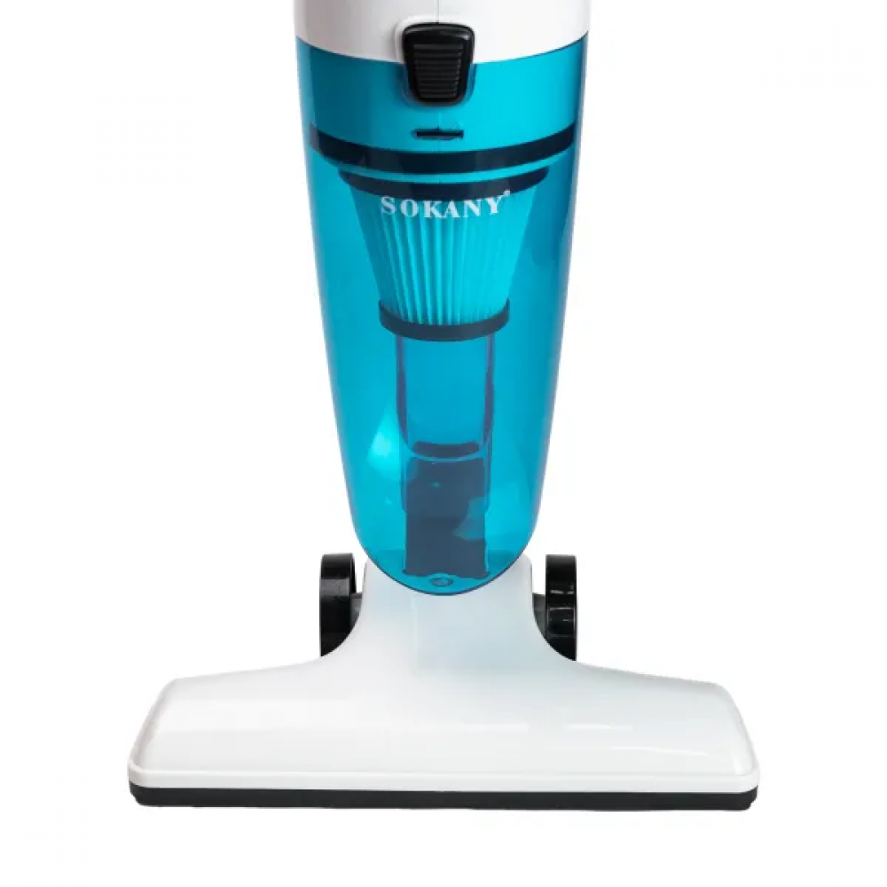 Пилосос вертикальний ручний для дому 900 Вт циклонний для сухого прибирання 1.2 л Блакитний SK-13013