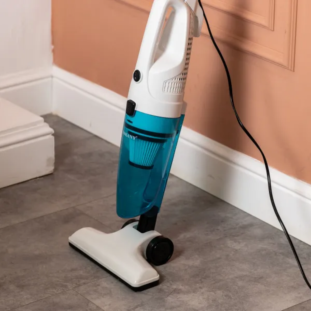 Пилосос вертикальний ручний для дому 900 Вт циклонний для сухого прибирання 1.2 л Блакитний SK-13013