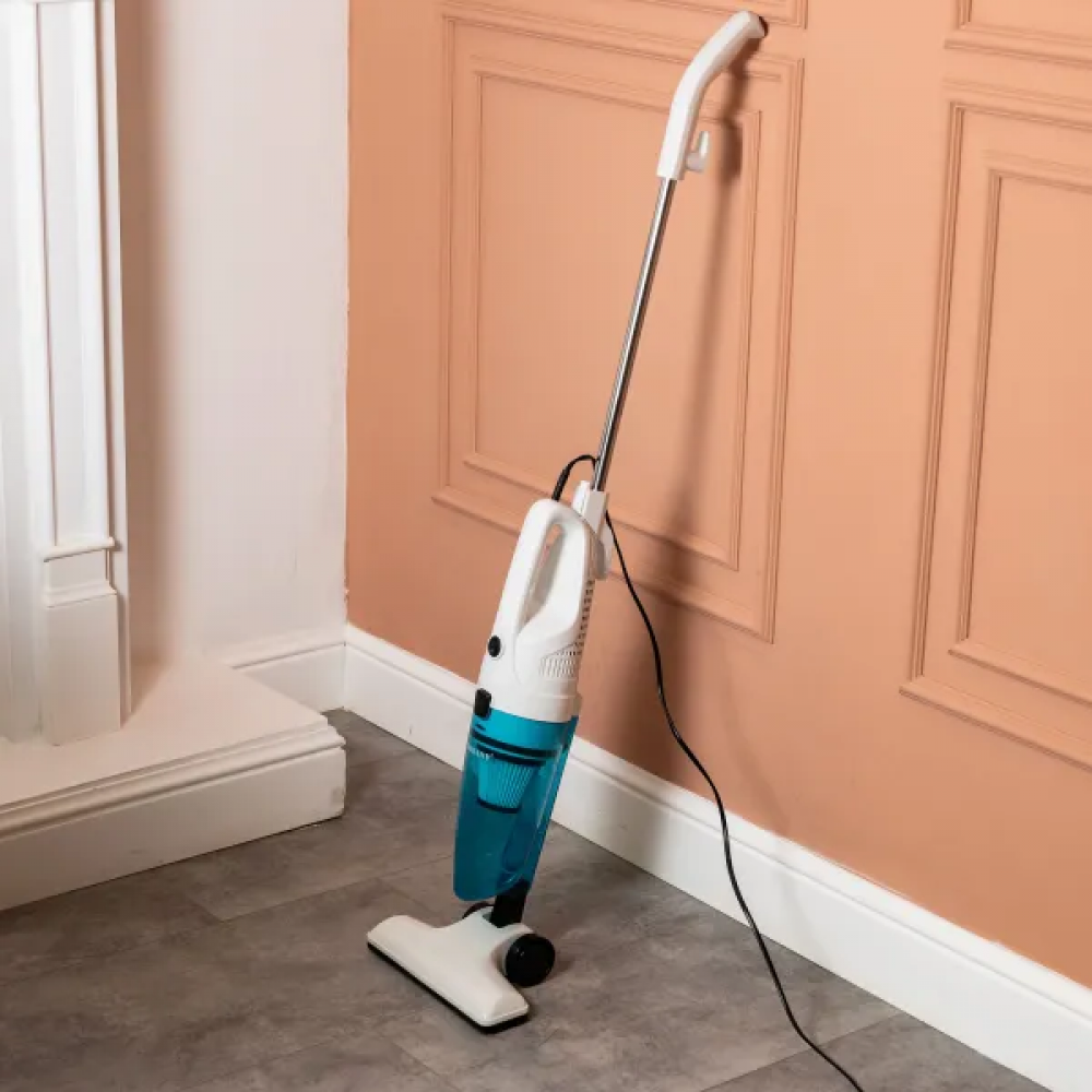 Пилосос вертикальний ручний для дому 900 Вт циклонний для сухого прибирання 1.2 л Блакитний SK-13013