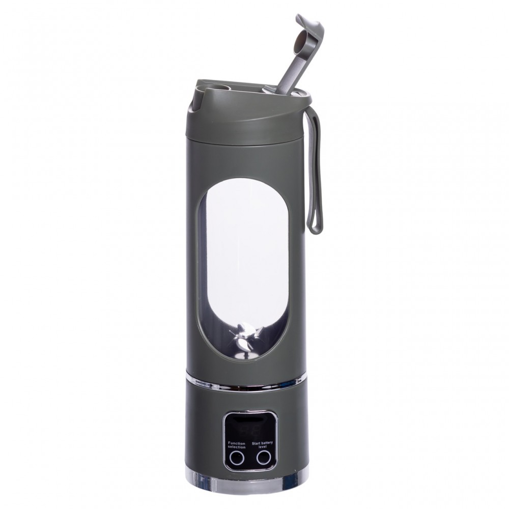 Портативний блендер для смузі на акумуляторі 450 мл 25 Вт USB Зелений HP-11-10GR