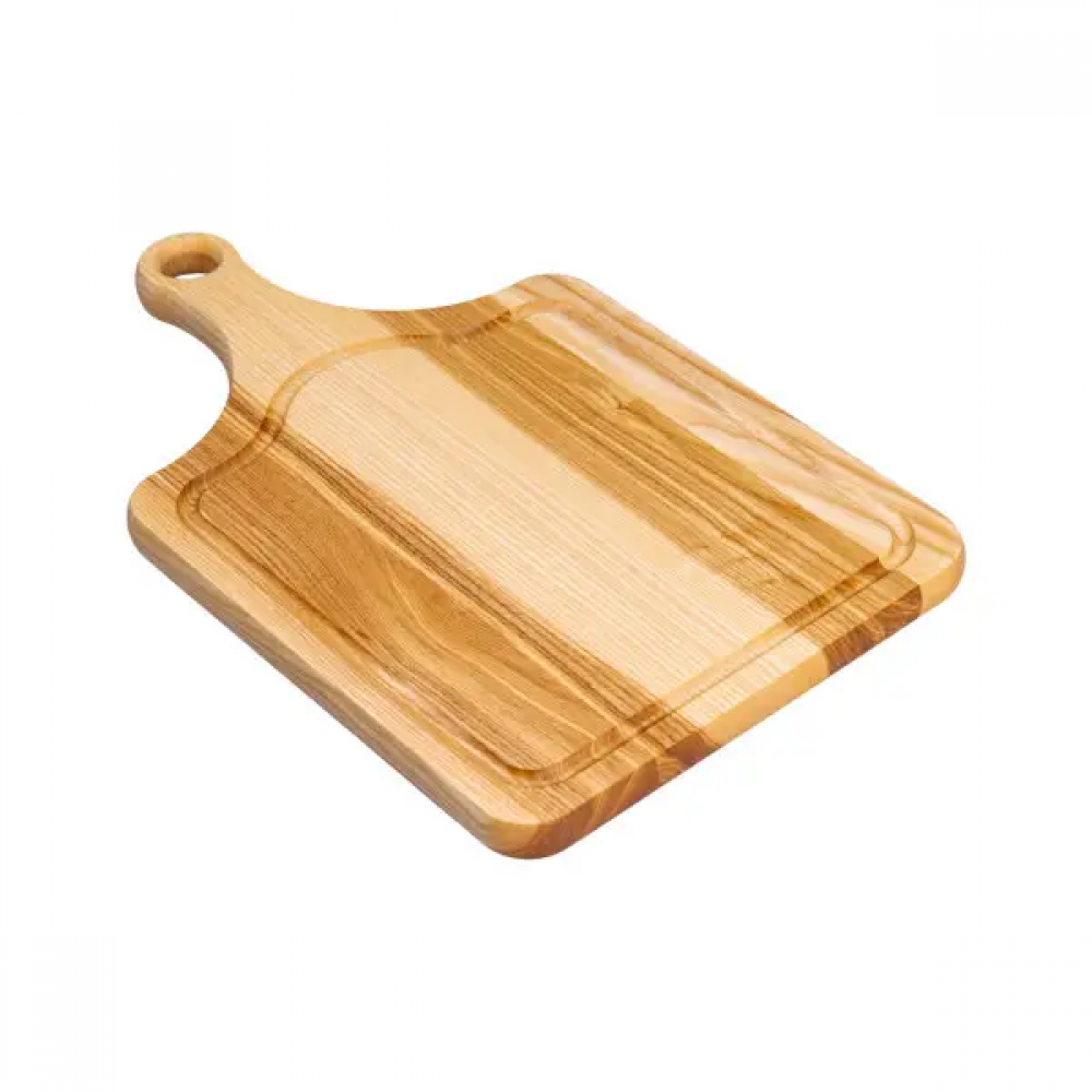 Кухонная разделочная доска деревянная 40×25 см с прямоугольной основой C18W250400