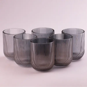 Набо стаканов 6 шт стеклянные стаканы 250 мл Серый HP-19-7112G