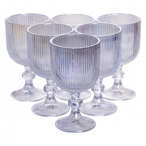 Набір келихів для вина 6 (шт) по келихи під вино 300 (мл) на ніжці келихи винні HP7115RB