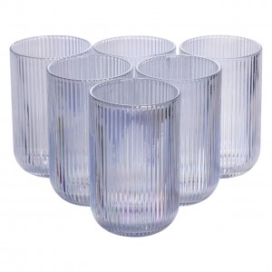 Набо стаканов 6 шт стеклянные стаканы 400 (мл) для сока, лимонада, коктейлей стаканы для напитков HP7113RB