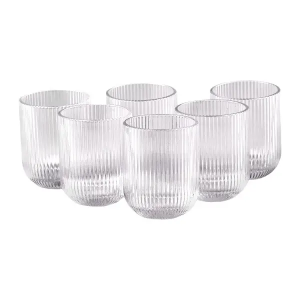 Набо стаканов 6 шт стеклянные стаканы 250 (мл) для сока, лимонада, коктейлей стаканы для напитков HP7112RB