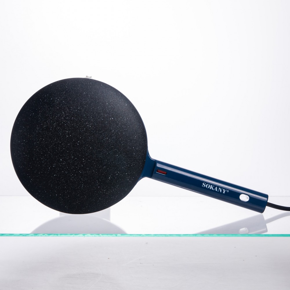 Сковорода блинница электрическая Ø20 (см) с антипригарным покрытием 600 Вт Синий SK-07057 SK-07057