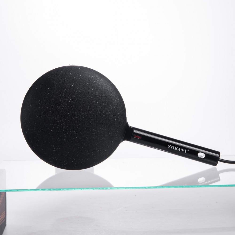 Сковорода блинница электрическая Ø20 (см) с антипригарным покрытием 600 Вт Черный SK-07068