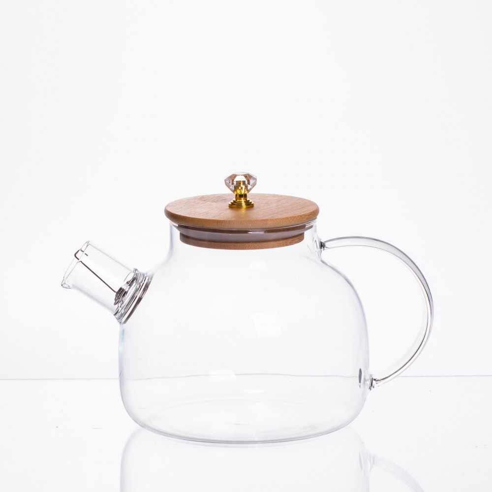 Чайный набор из толстого стекла 5 предметов на 4 персоны 64486-24