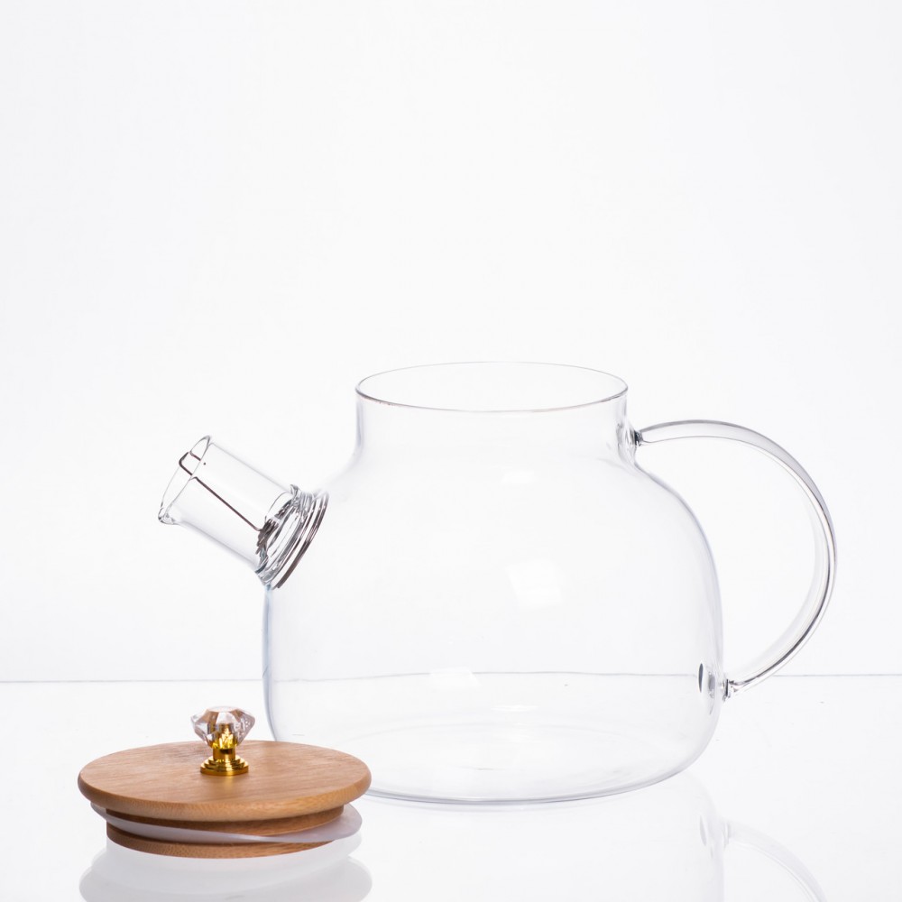 Чайный набор из толстого стекла 5 предметов на 4 персоны 64486-24