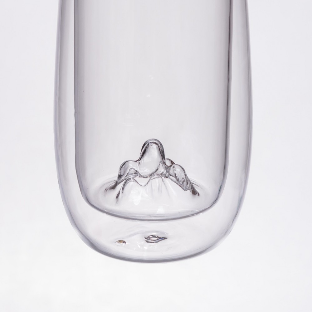 Склянка для напоїв Холодна гора із товстого скла 280 мл 64486-27
