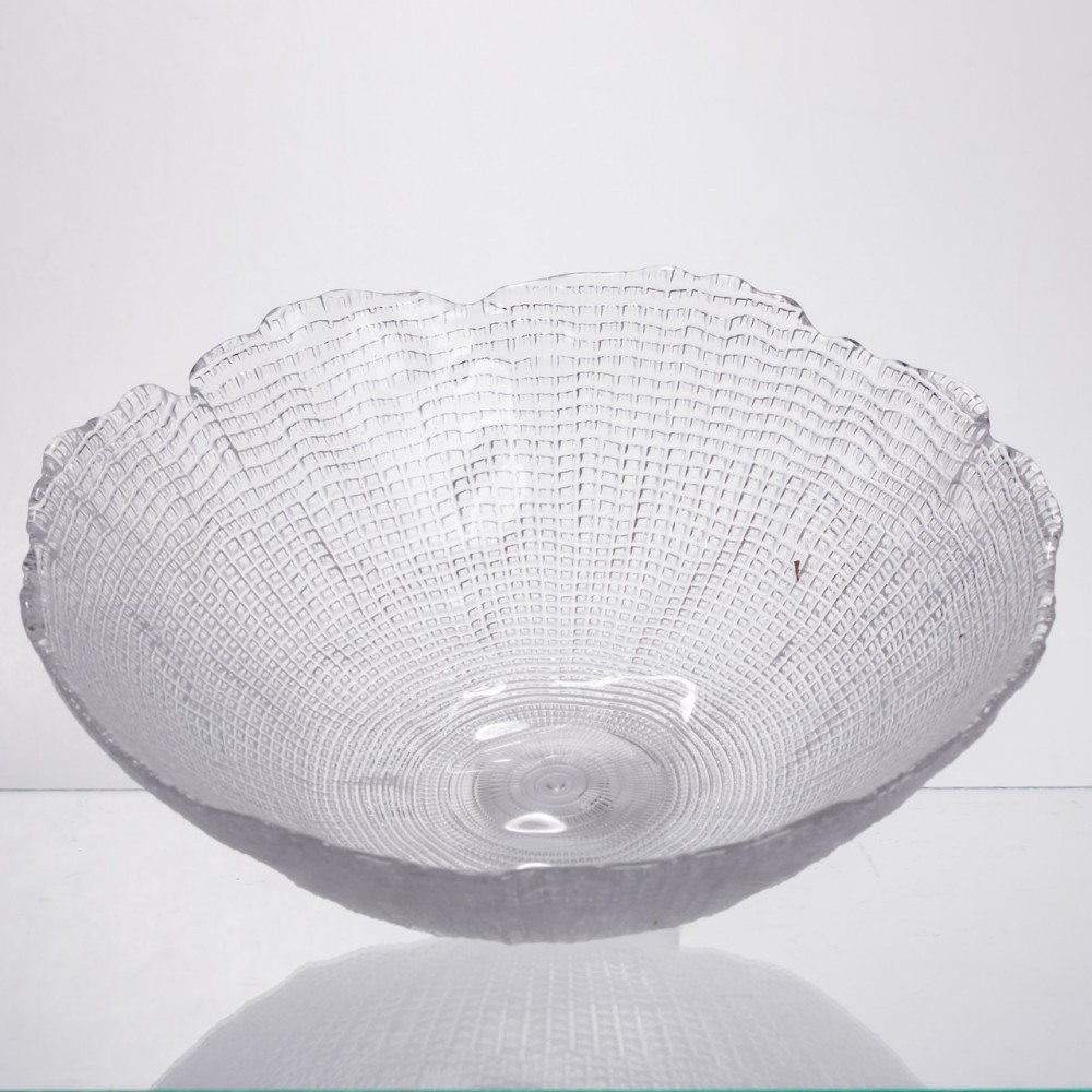 Салатниця велика скляна прозора 2 літри кругла 64486-48