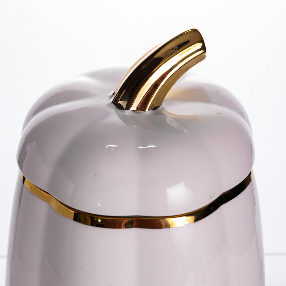 Банка для хранения Тыква фарфоровая 3.8 л с крышкой HP-26-3