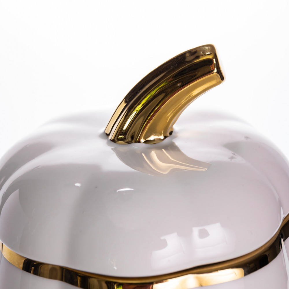 Банка для хранения Тыква фарфоровая 2 л с крышкой HP-26-4