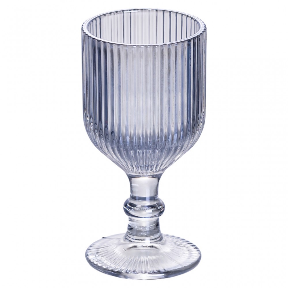 Набор рюмок на ножке 6 шт стеклянные рюмки для водки, ликера 50 (мл) набор рюмки подарочные Голубой HP7111BL