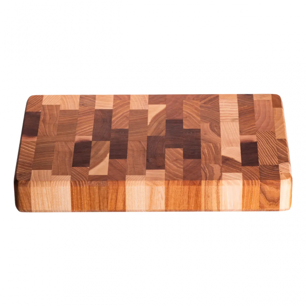 Разделочная доска из дуба 25*40 см Домино, деревянная кухонная доска для нарезки и сервировки блюд C52W250400D