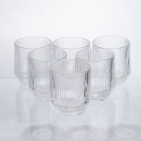 Набор стаканов 6 шт по 250 мл для напитков Прозрачный HP-19-LJB-1