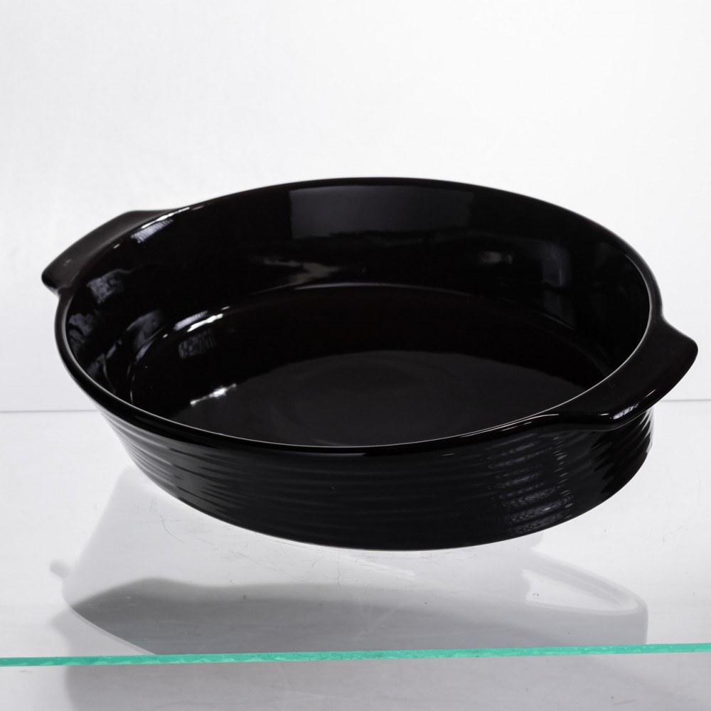 Форма для запекания овальная 36×22.5×7 (см) форма для духовки 2 литра Черный SH1290