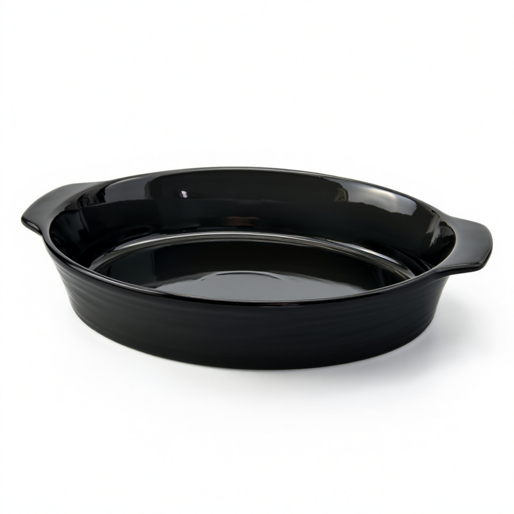 Форма для запекания овальная 36×22.5×7 (см) форма для духовки 2 литра Черный SH1290